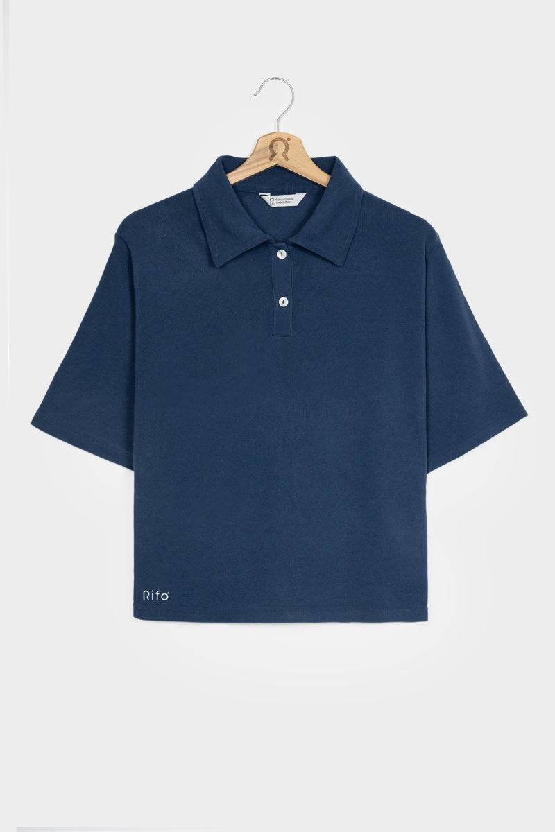 Rifò LUDO Maglia Polo Donna Cotone Rigenerato Vendita