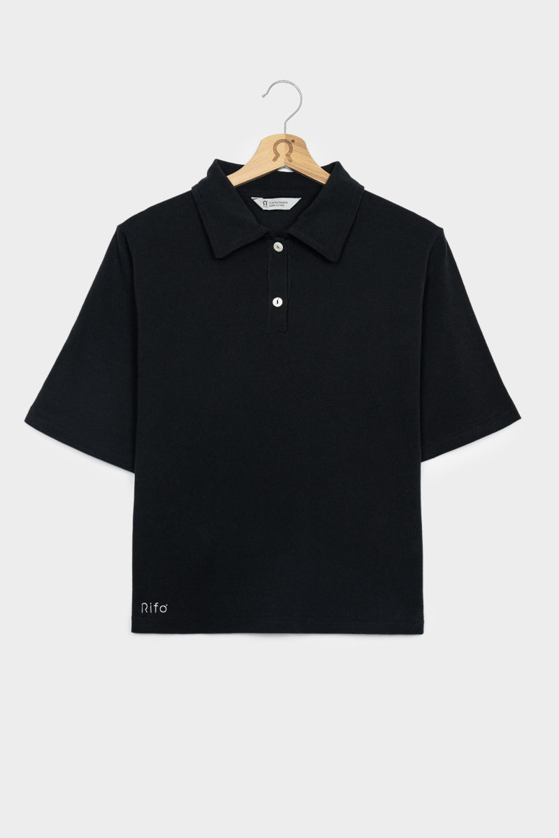 Rifò LUDO Maglia Polo Donna Cotone Rigenerato Promozione