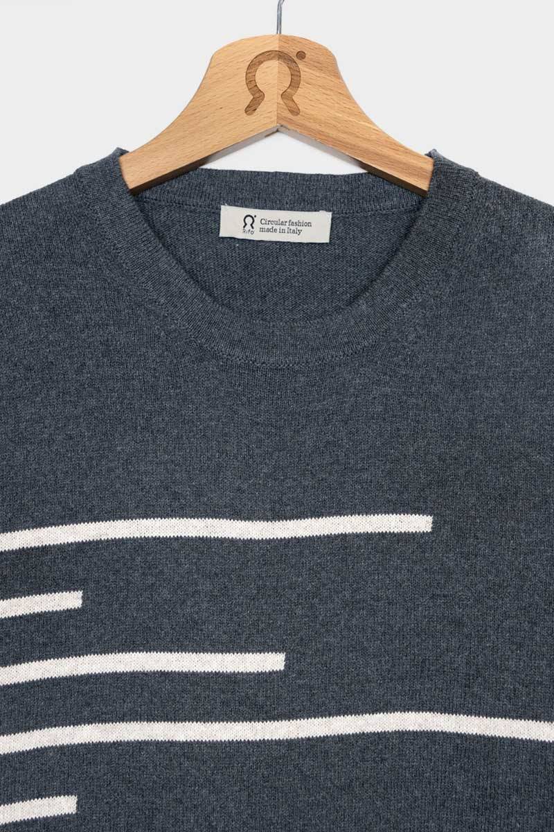 Rifò CLIO Maglia Donna Righe Cotone Rigenerato Negozi Online