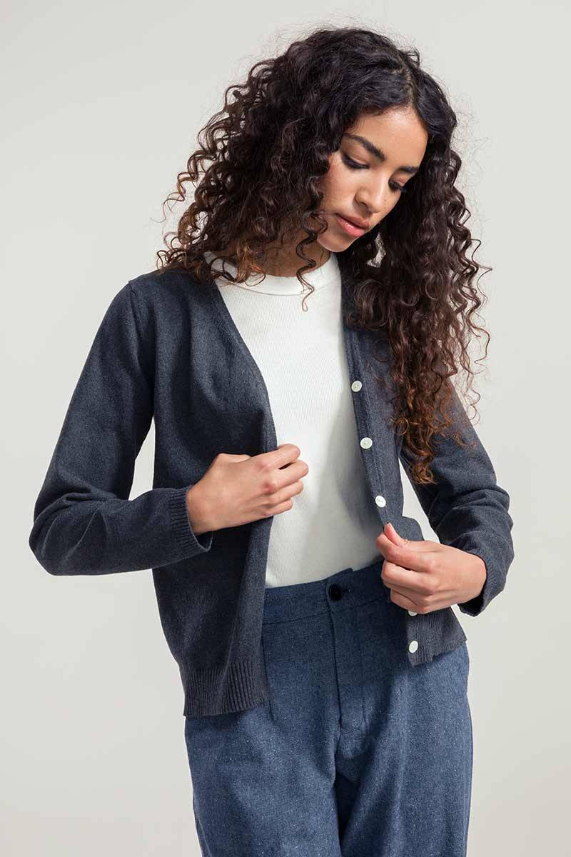 Rifò LUCIA Cardigan Donna Cotone Rigenerato Consegna Veloce