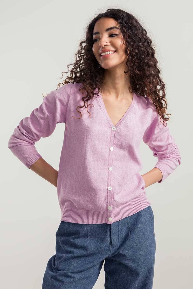 Rifò LUCIA Cardigan Donna Cotone Rigenerato Promozione Limitata