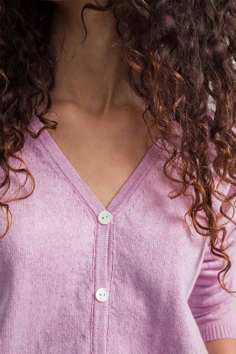 Rifò LUCIA Cardigan Donna Cotone Rigenerato Promozione Limitata