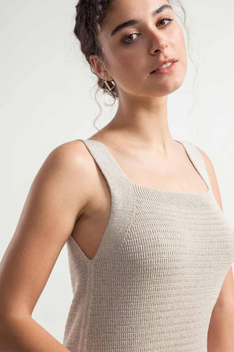 Rifò LUNA Abito Tubino in Maglia Donna Cotone Rigenerato Sottocosto