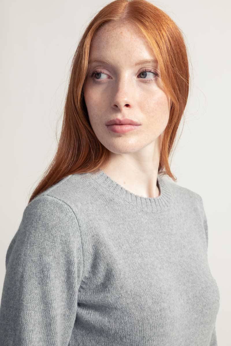 Rifò LAURA Maglia Girocollo Donna Lana Rigenerata Novità
