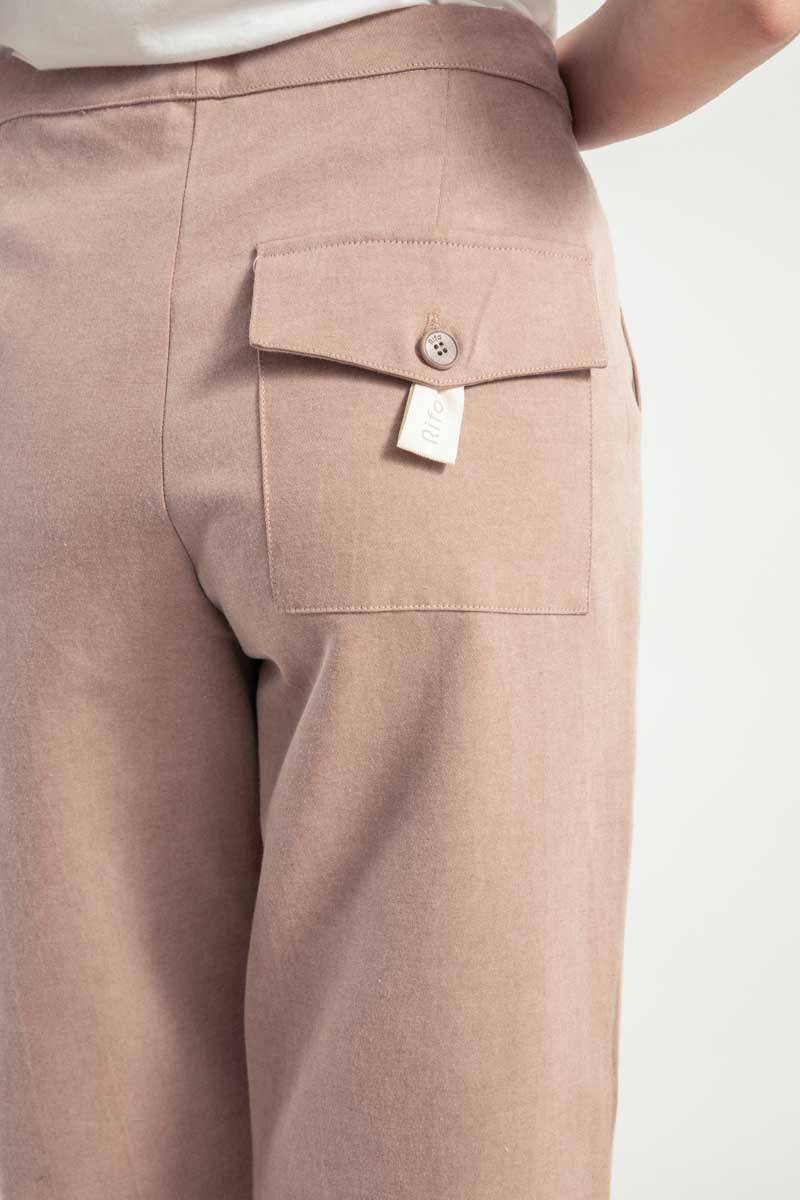 Rifò NOVILIA Pantaloni Donna Cotone Rigenerato Italy