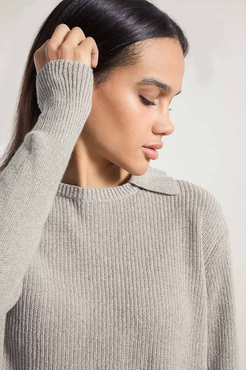 Rifò OLIVIA Maglia Donna Cotone Rigenerato 2025