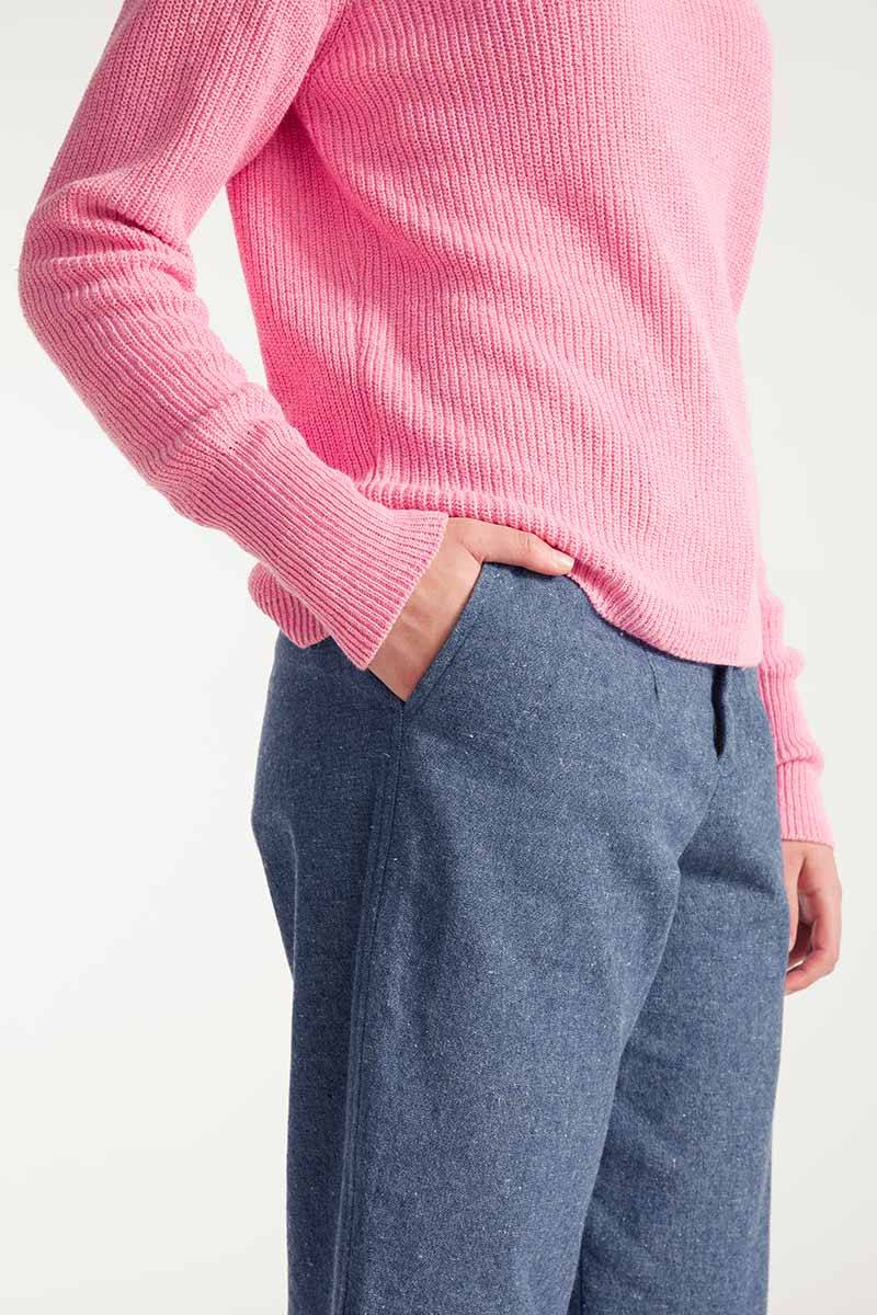 Rifò OLGA Maglia Donna Cotone Rigenerato Italia