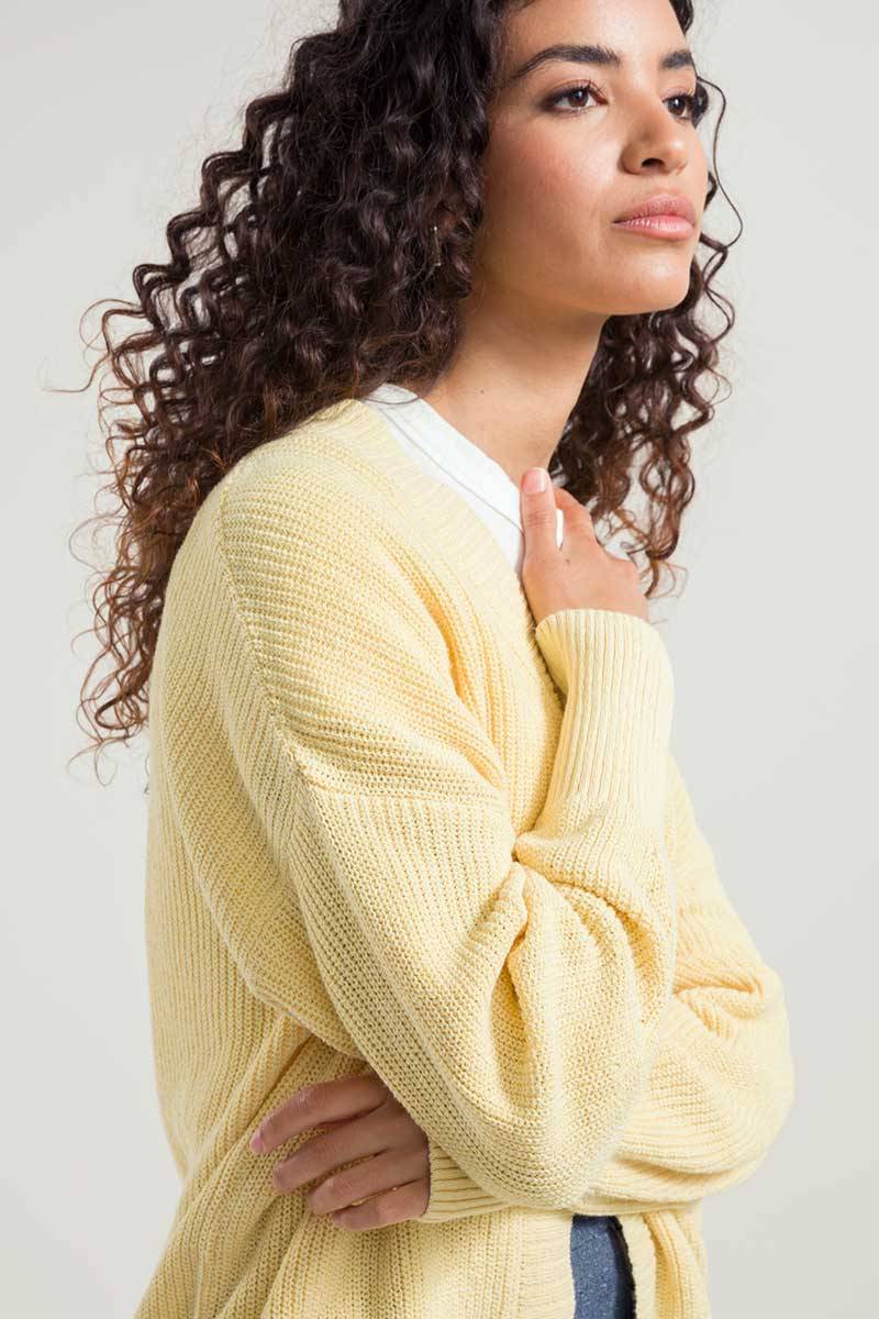 Rifò IRMA Cardigan Donna Cotone Rigenerato Soddisfazione Garantita