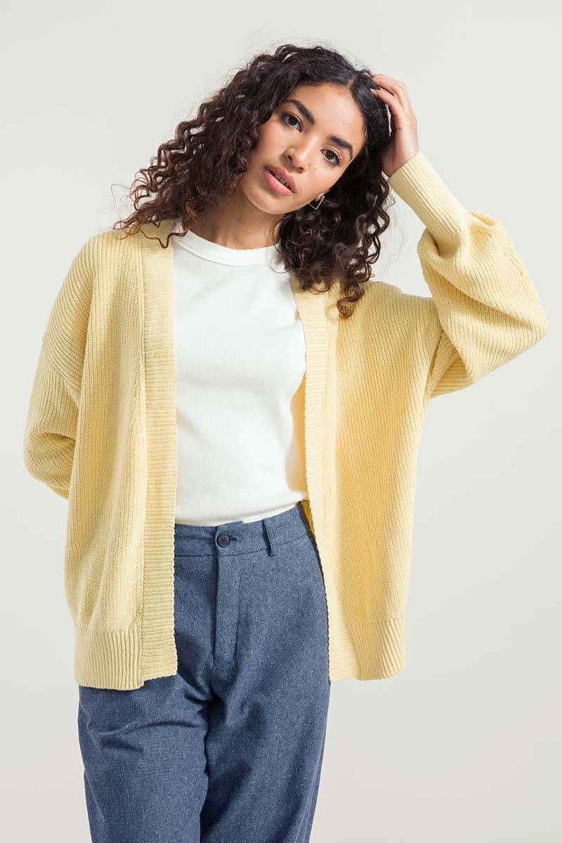 Rifò IRMA Cardigan Donna Cotone Rigenerato Soddisfazione Garantita