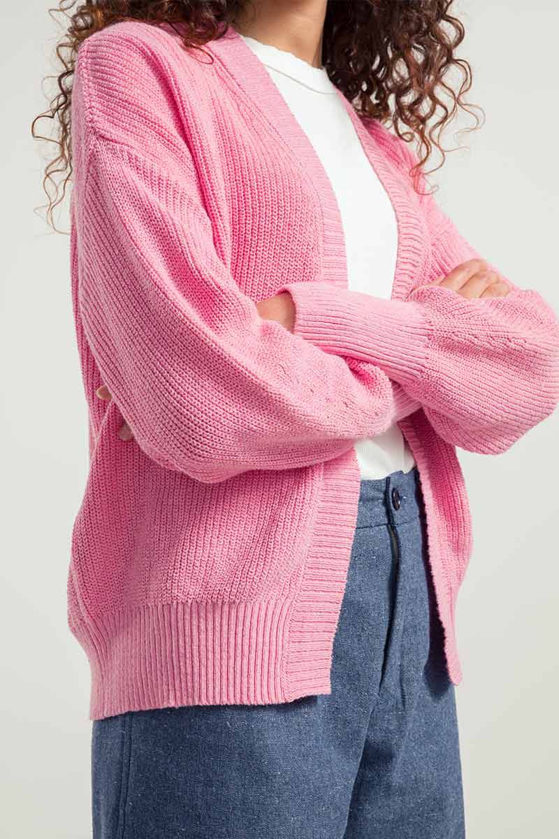 Rifò IRMA Cardigan Donna Cotone Rigenerato Qualità Garantita