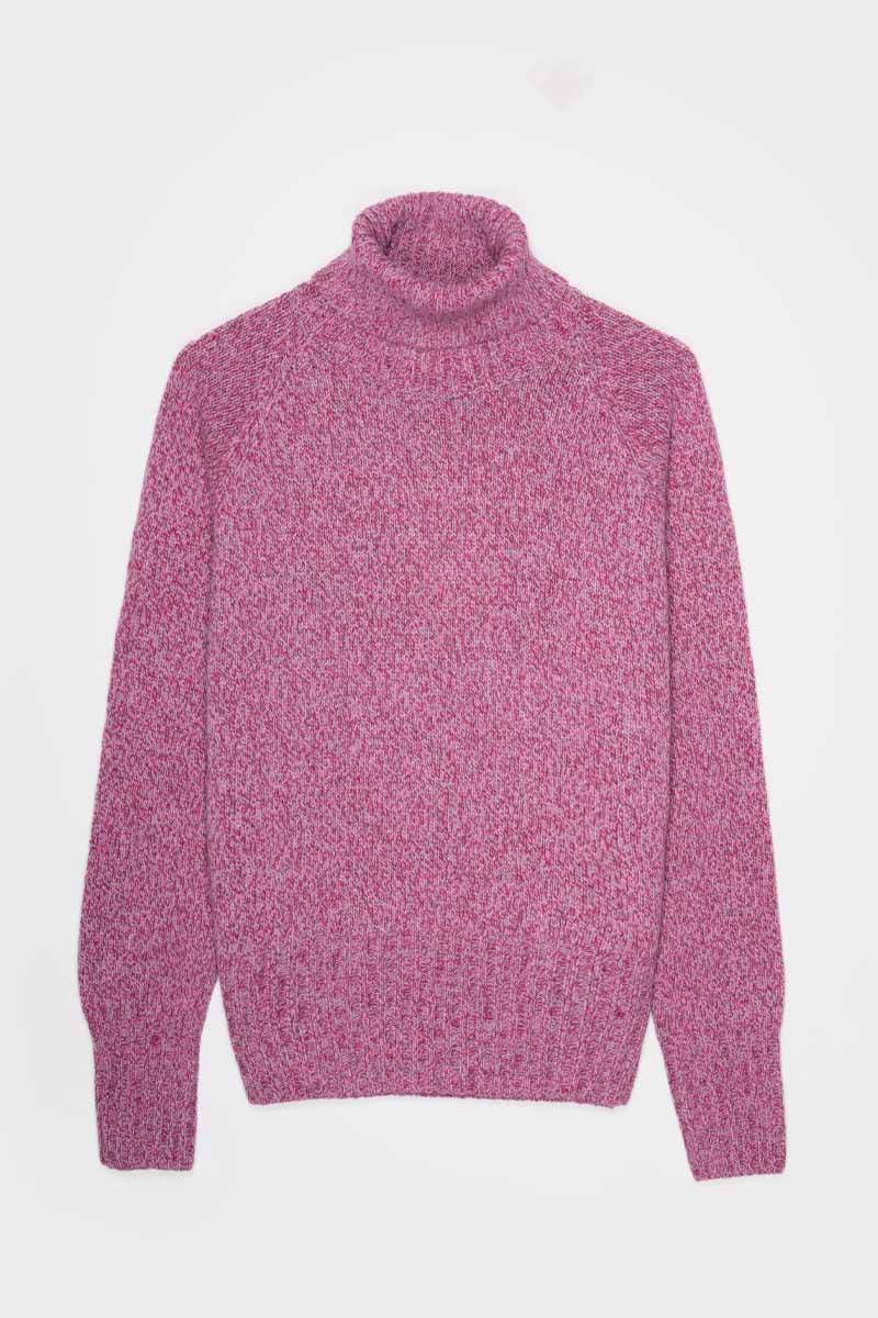 Rifò SUSANNA Maglia Collo Alto Donna Cashmere Rigenerato Affare Del Giorno