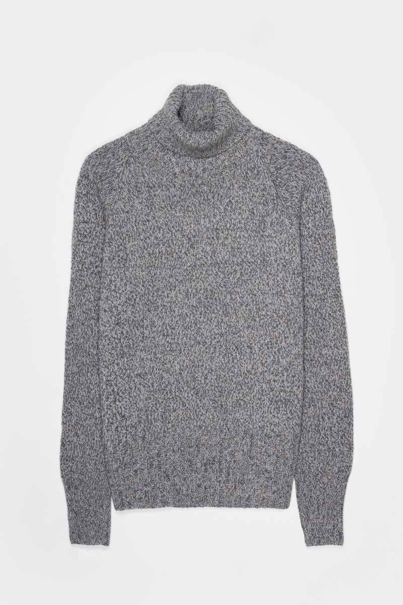 Rifò SUSANNA Maglia Collo Alto Donna Cashmere Rigenerato Prezzo Ridotto