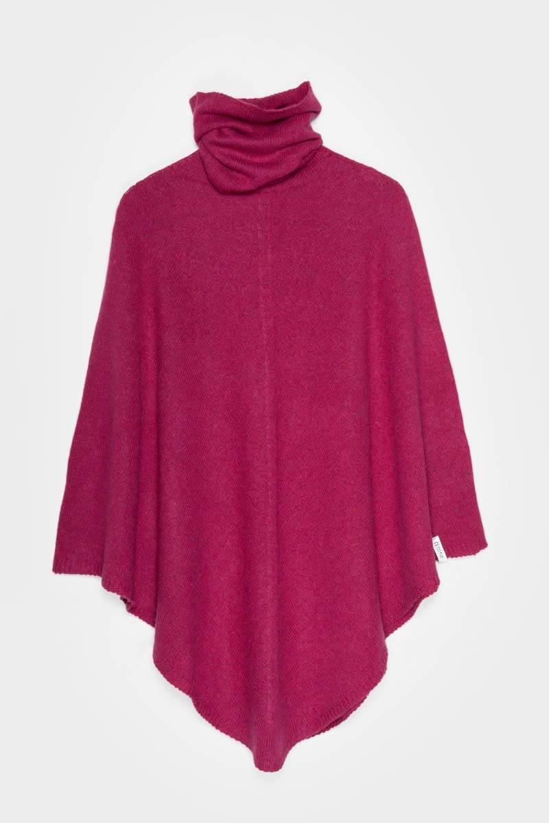Rifò ELISABETTA Poncho Donna Cashmere Rigenerato Sconto