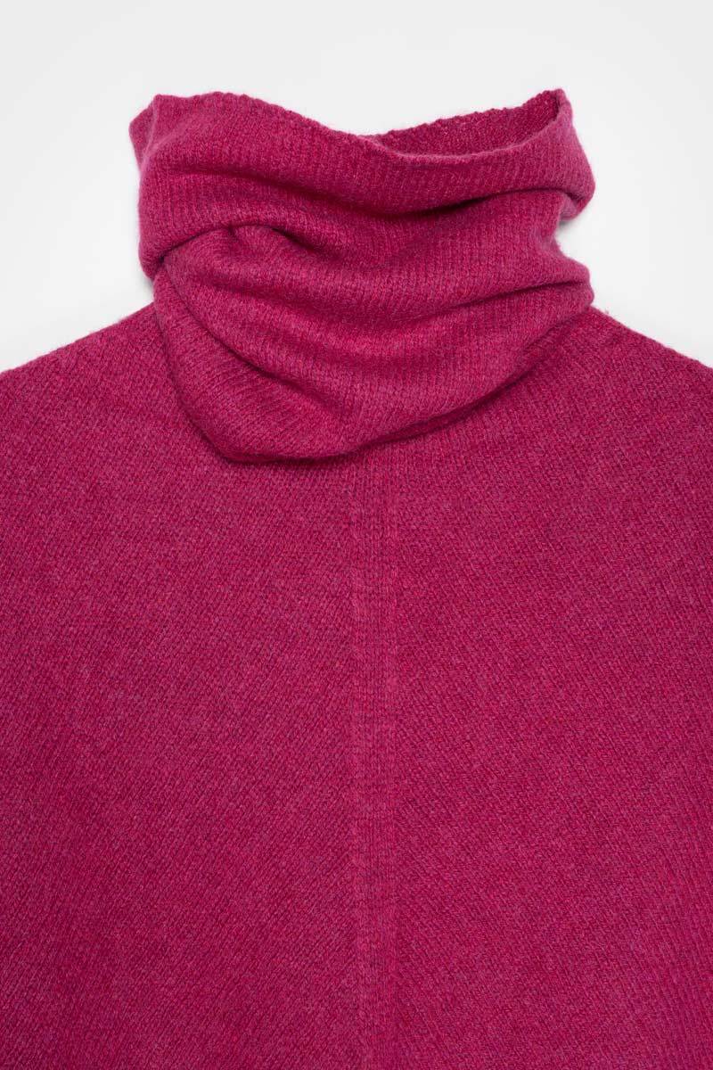 Rifò ELISABETTA Poncho Donna Cashmere Rigenerato Sconto