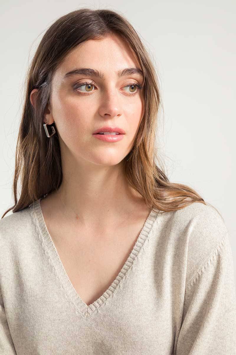 Rifò ARIANNA Maglia Donna Cotone Rigenerato Saldi Di Fabbrica