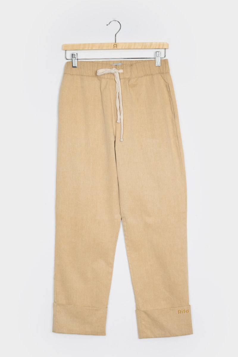 Rifò ELETTRA Pantaloni Donna Cotone Rigenerato Negozio
