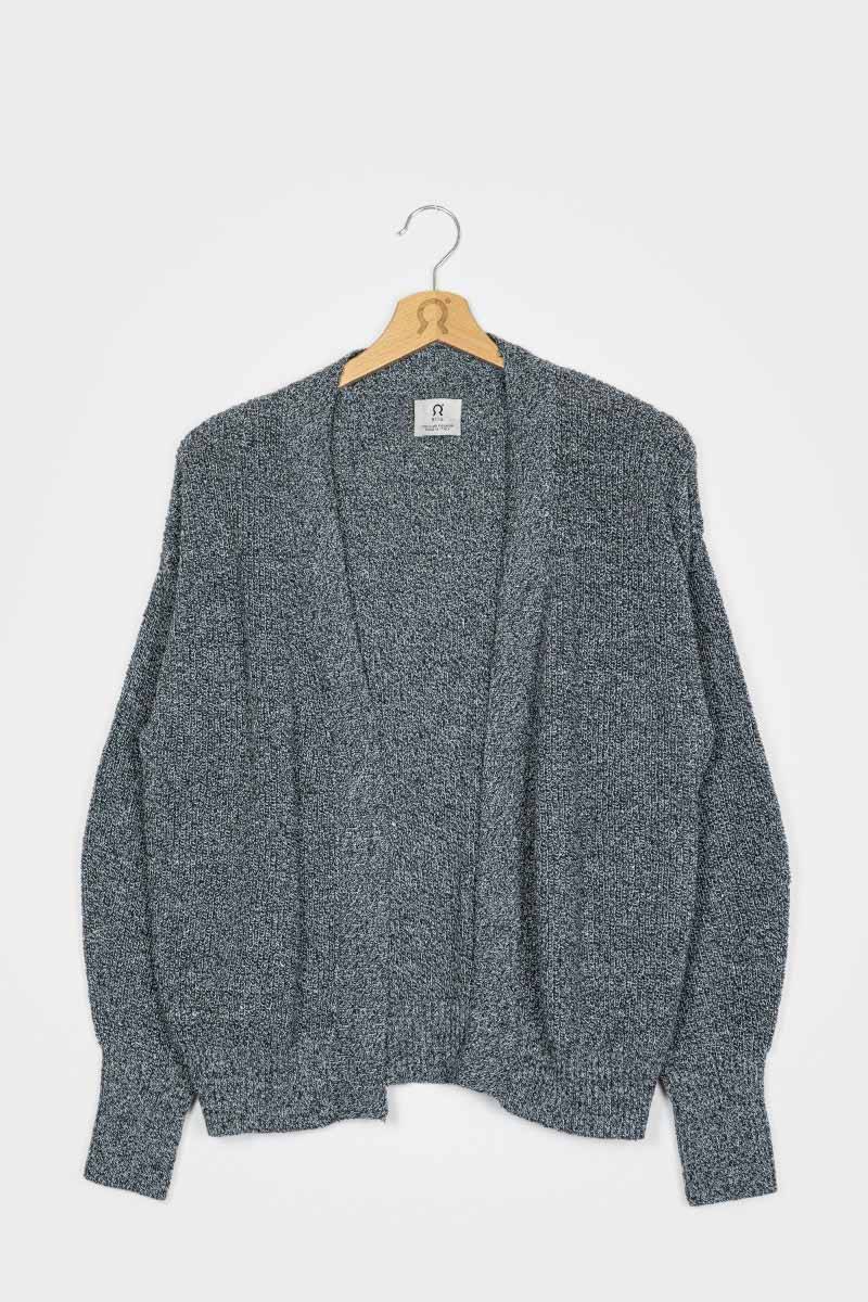Rifò CARA Cardigan Donna Cotone Jeans Rigenerato 2025