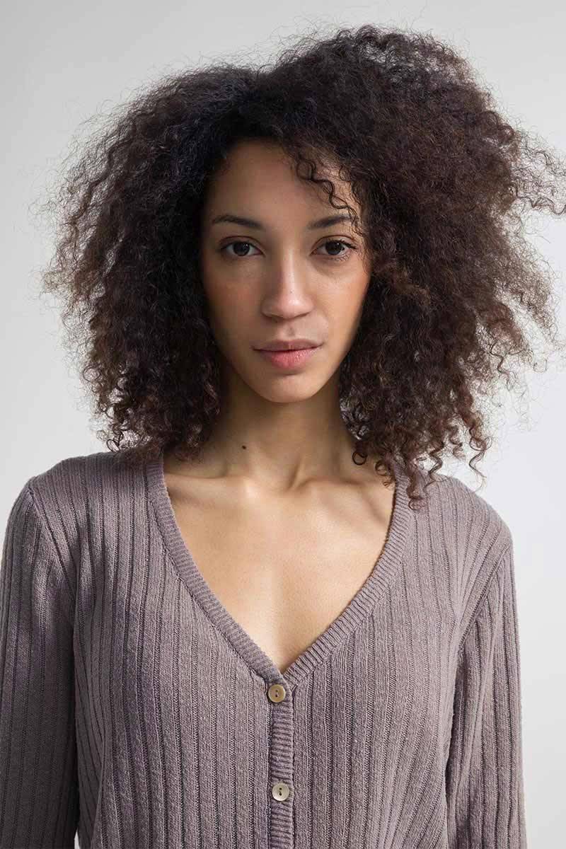 Rifò REALMA Cardigan Seta Rigenerata Tinture Naturali Qualità