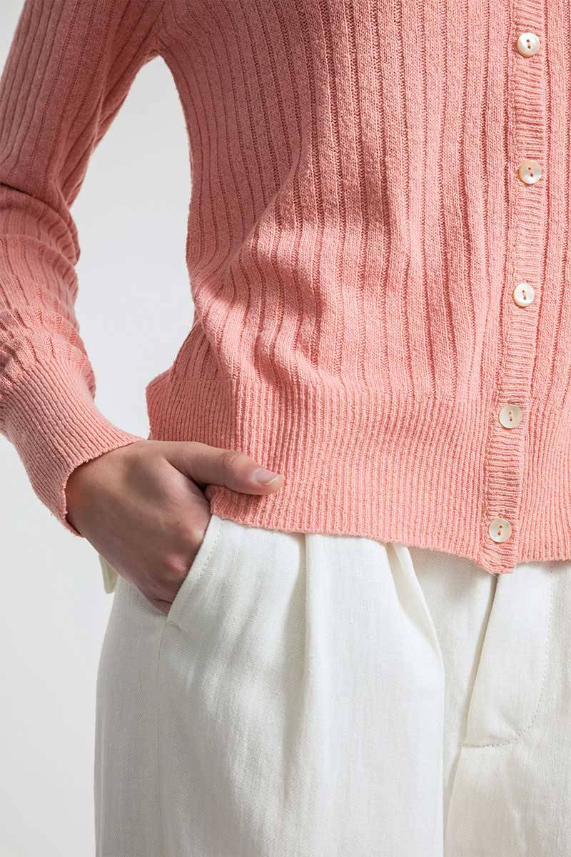 Rifò REALMA Cardigan Seta Rigenerata Tinture Naturali Vendita