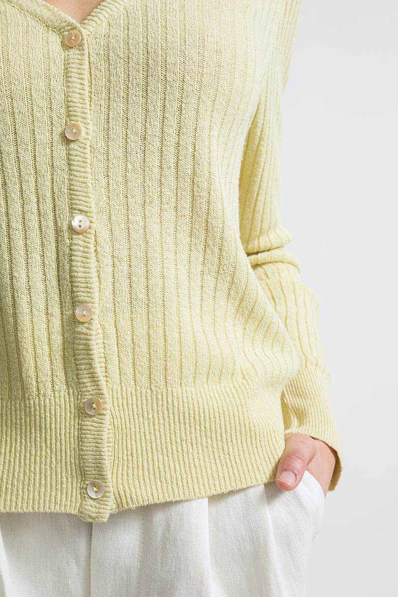 Rifò REALMA Cardigan Seta Rigenerata Tinture Naturali Promozione