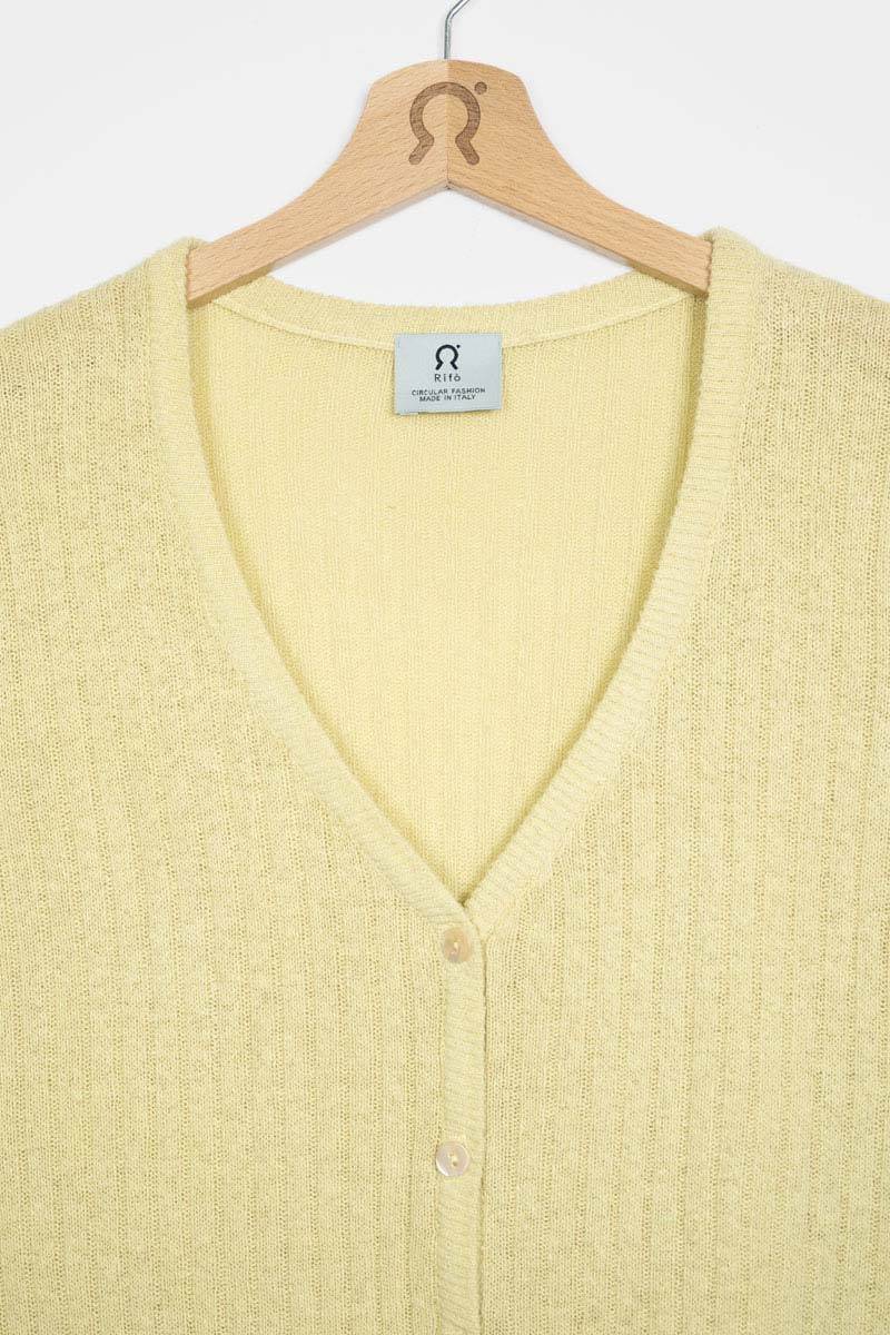 Rifò REALMA Cardigan Seta Rigenerata Tinture Naturali Promozione