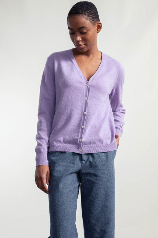 Rifò LETIZIA Cardigan Donna Light Cashmere Rigenerato