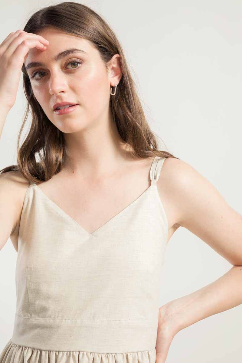 Rifò GIADA Vestito Lungo Donna Cotone Rigenerato I Più Venduti