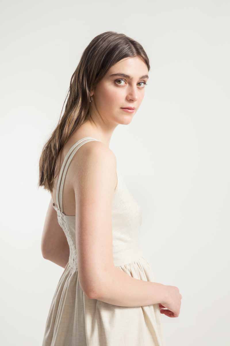 Rifò GIADA Vestito Lungo Donna Cotone Rigenerato I Più Venduti