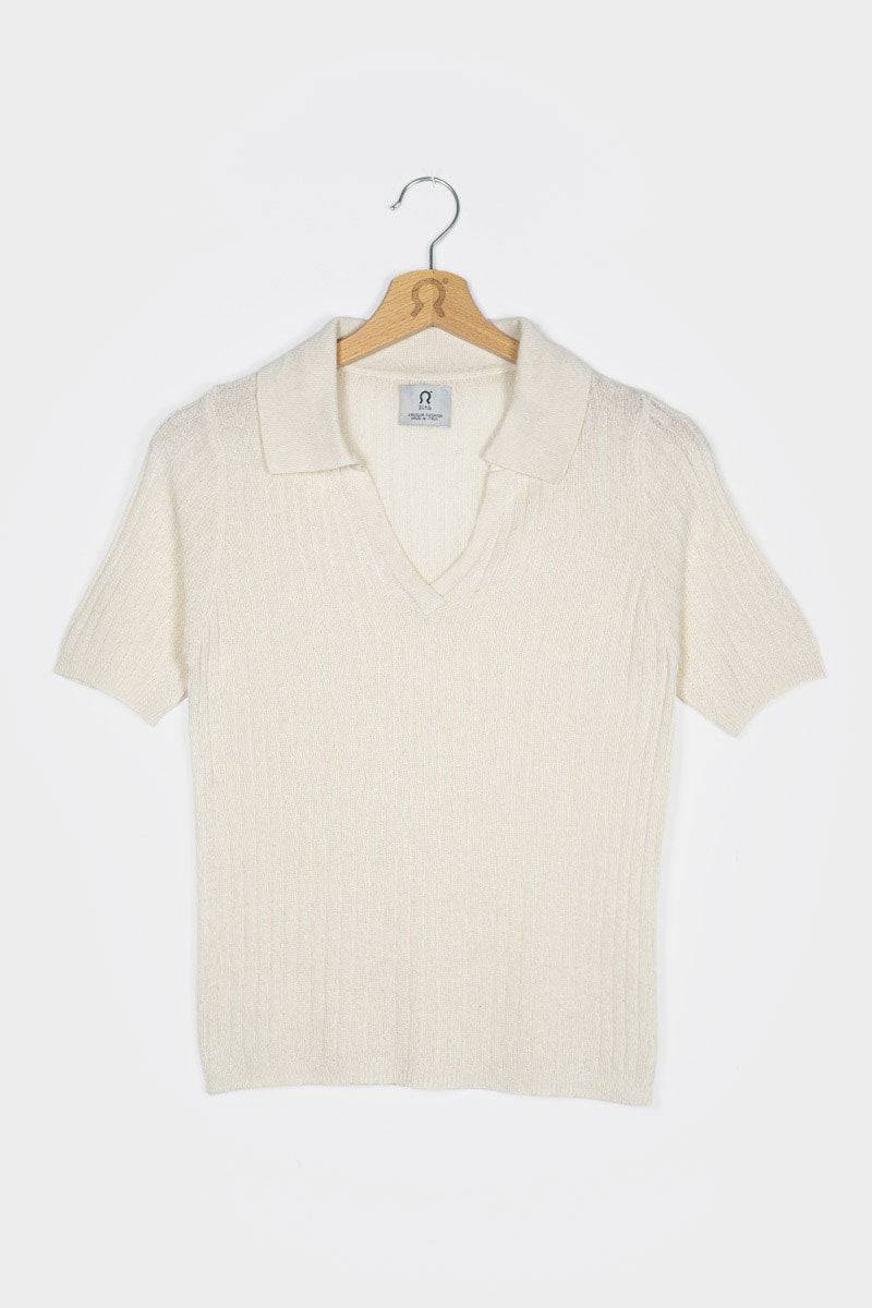 Rifò GIGI Polo Donna Seta Rigenerata Moda