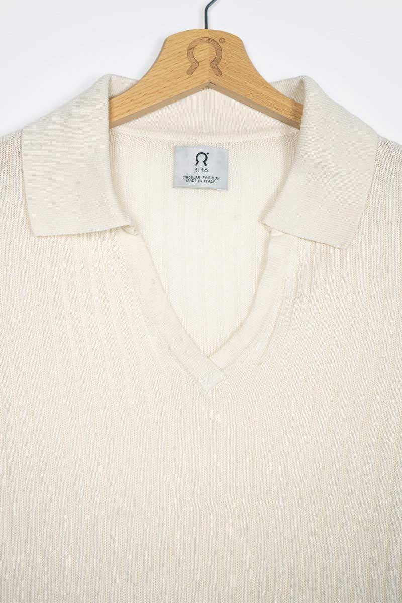 Rifò GIGI Polo Donna Seta Rigenerata Moda