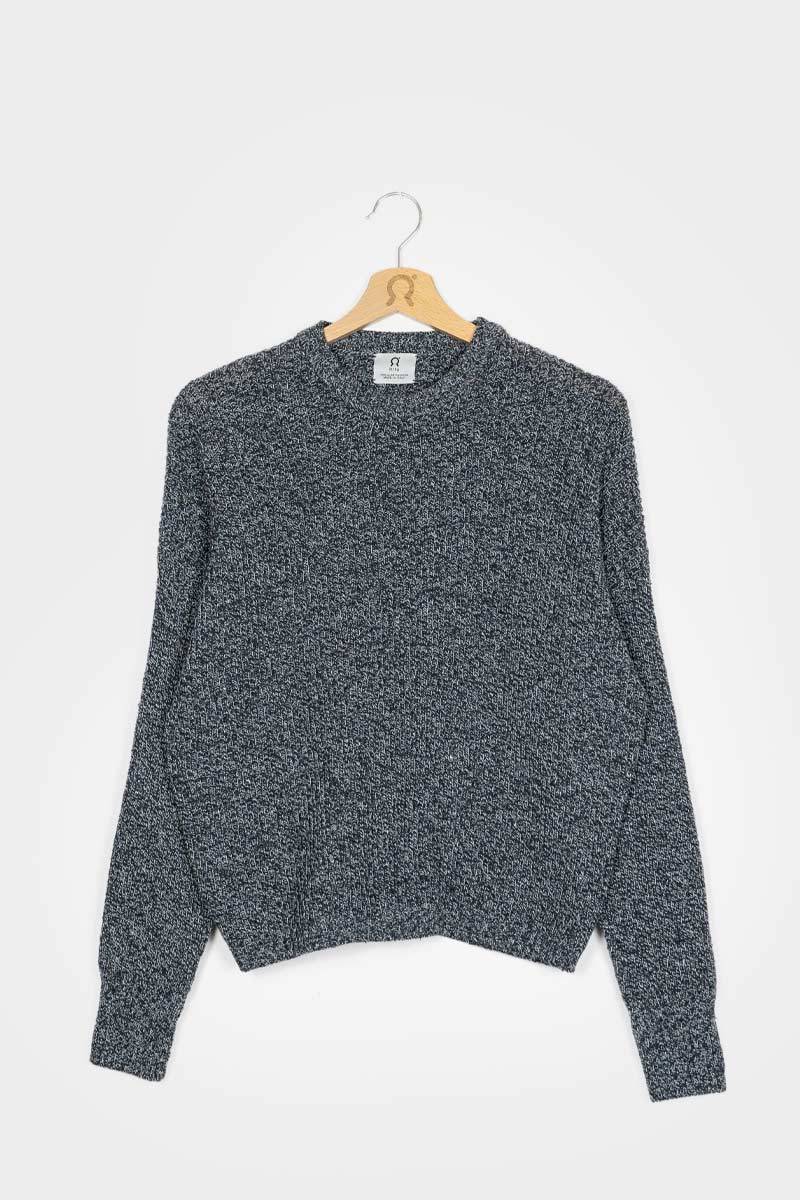 Rifò DARIA Maglia Donna Cotone Jeans Rigenerato Pezzi Unici