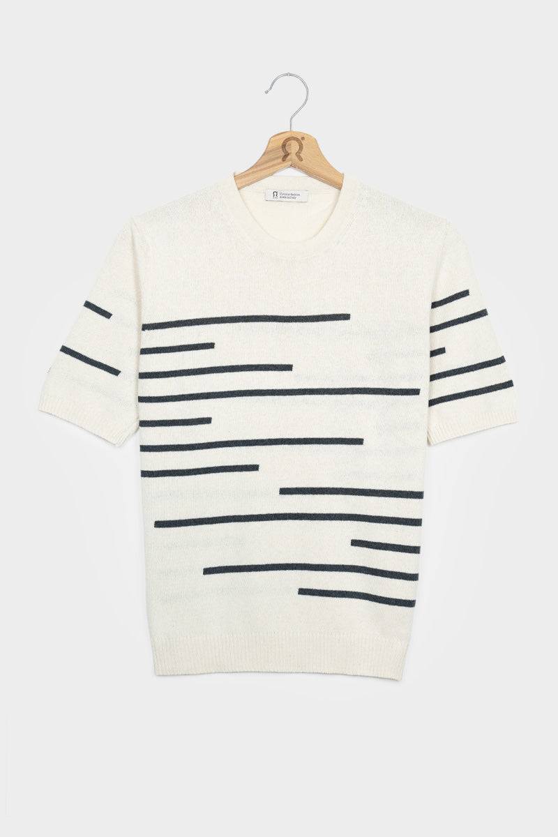Rifò CLIO Maglia Donna Righe Cotone Rigenerato Affare Del Giorno
