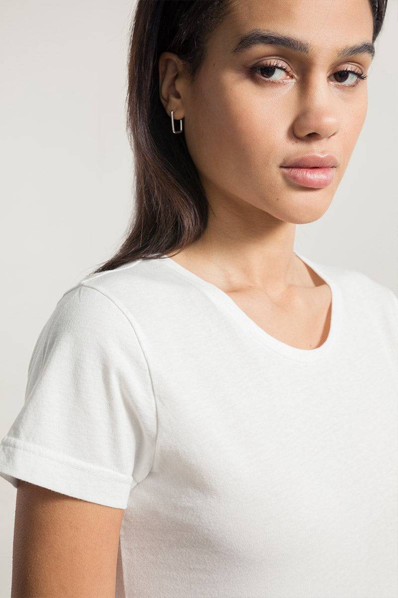Rifò FRANCA T-shirt Donna Cotone Rigenerato Sottocosto