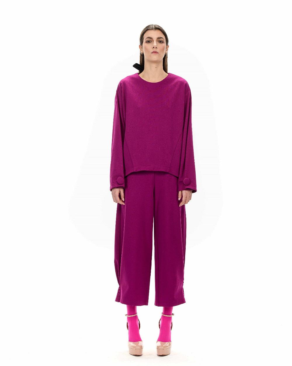 ROSÈ A POIS FLORA Pantalone bombato Economico