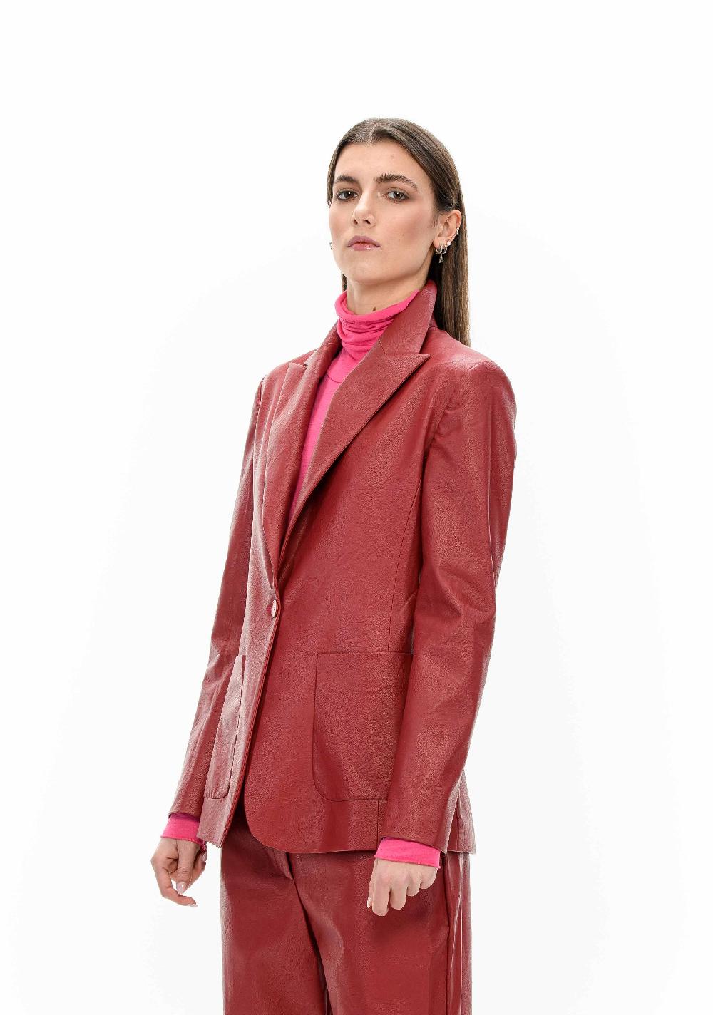 ROSÈ A POIS AGHATA Giacca in ecopelle Online