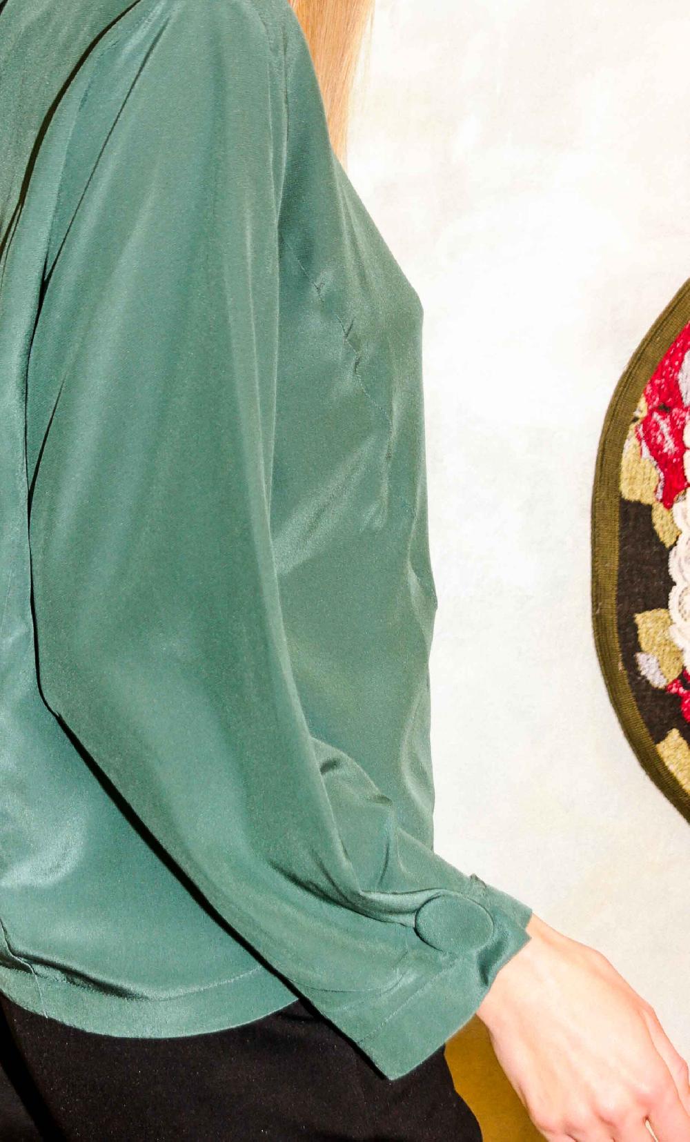 ROSÈ A POIS MAYA Camicia seta Spedizione Gratuita