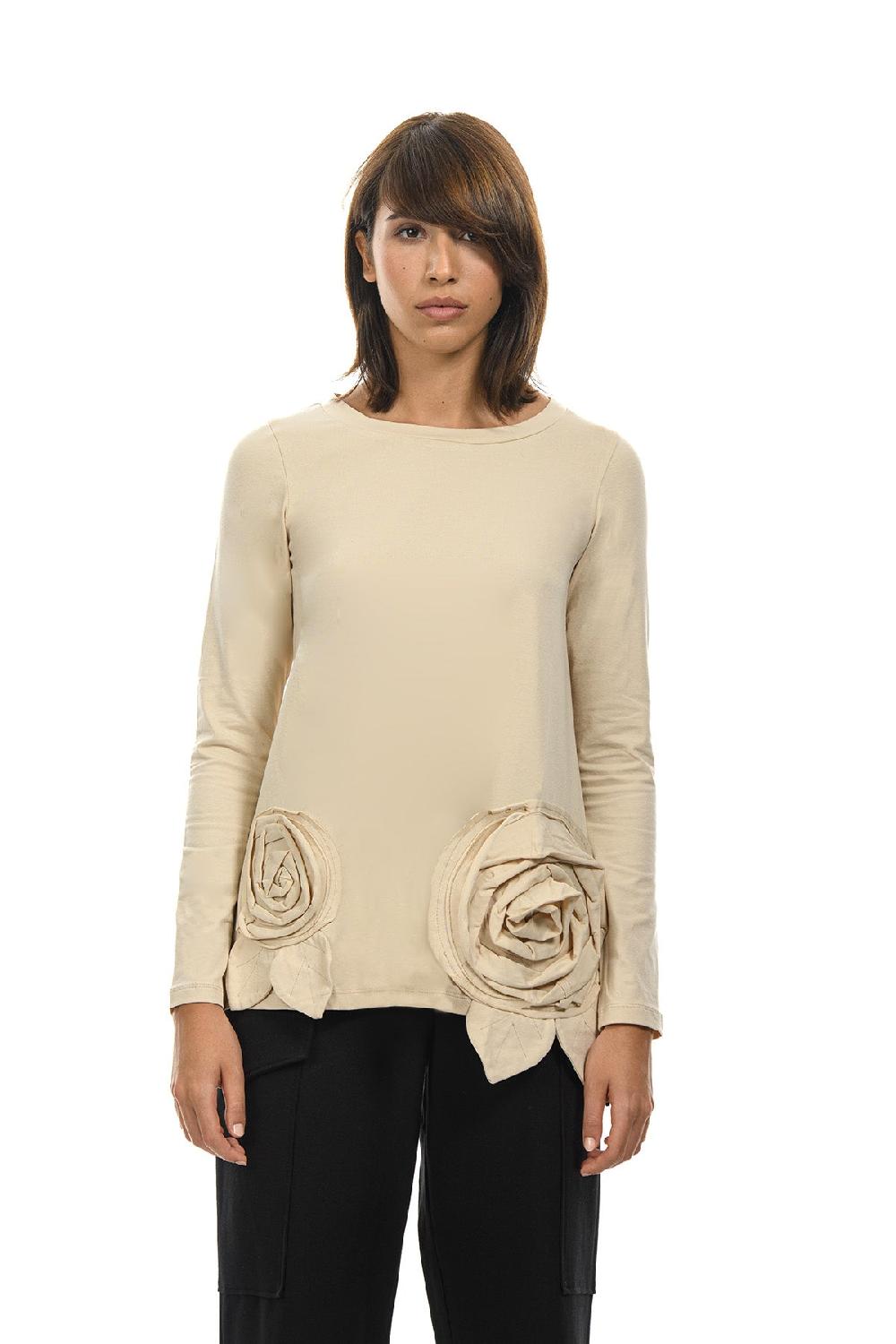 ROSÈ A POIS Pimpinella Grey T-shirt Convenienza
