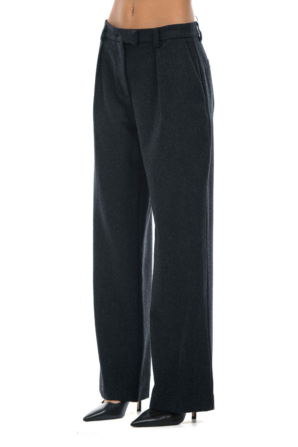 ROSÈ A POIS BING Pantalone in pura lana Pezzi Unici
