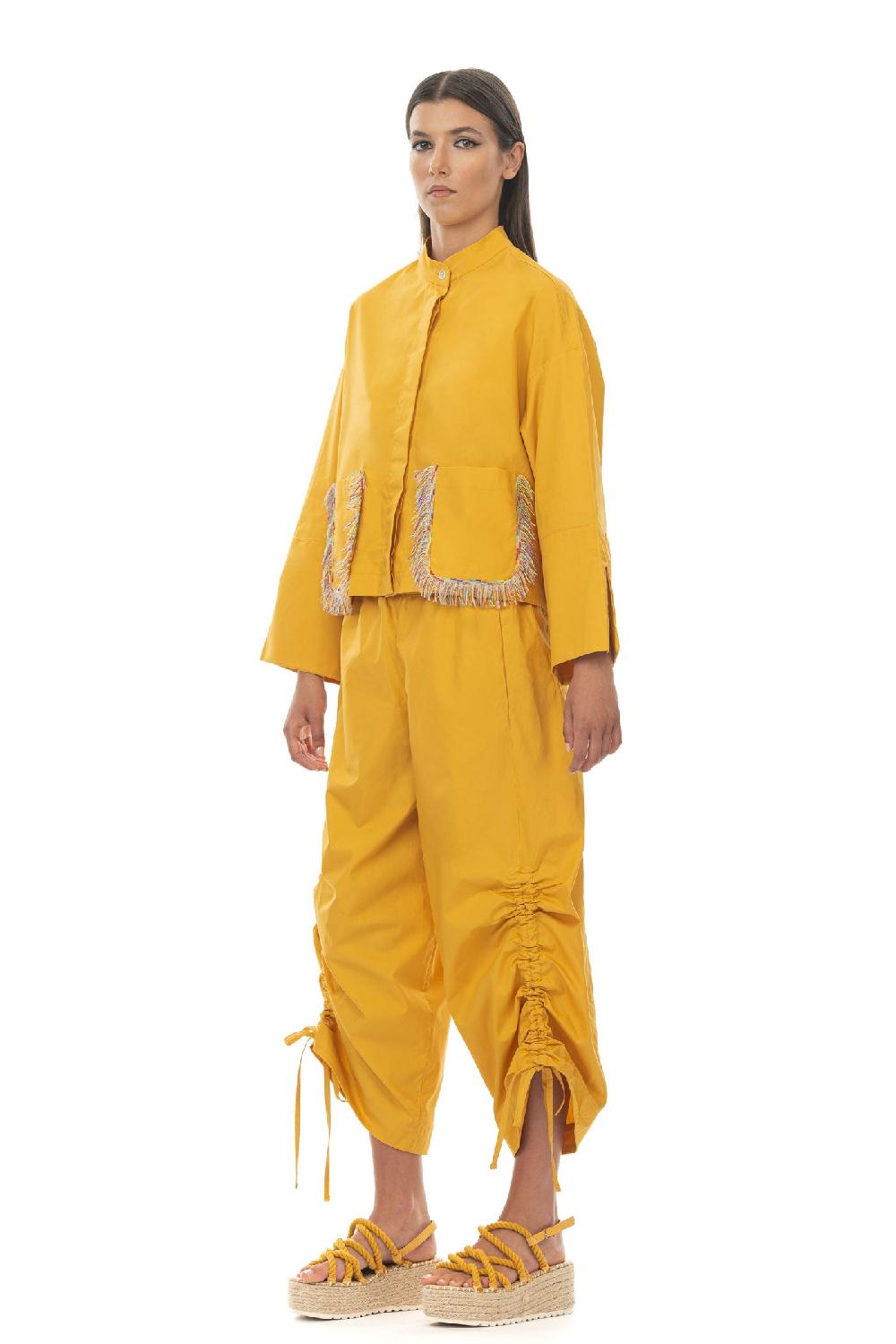 ROSÈ A POIS Ranocchio Pantalone Giallo Fino Al -60%