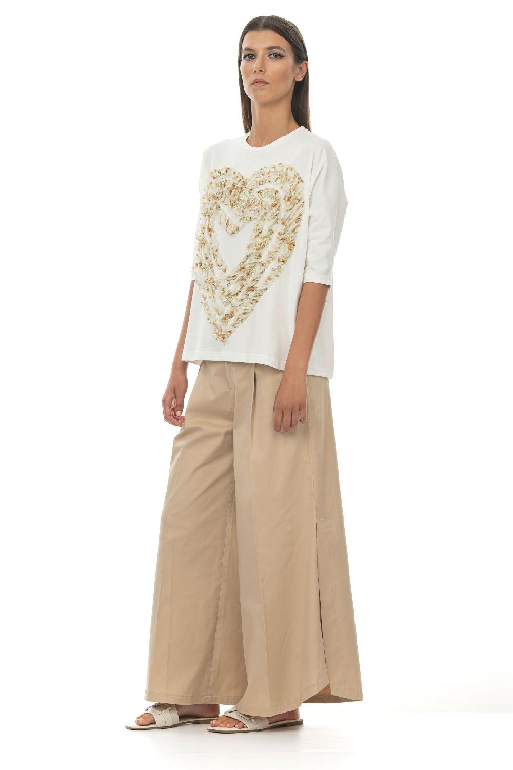 ROSÈ A POIS Alice T-shirt Vendita Calda