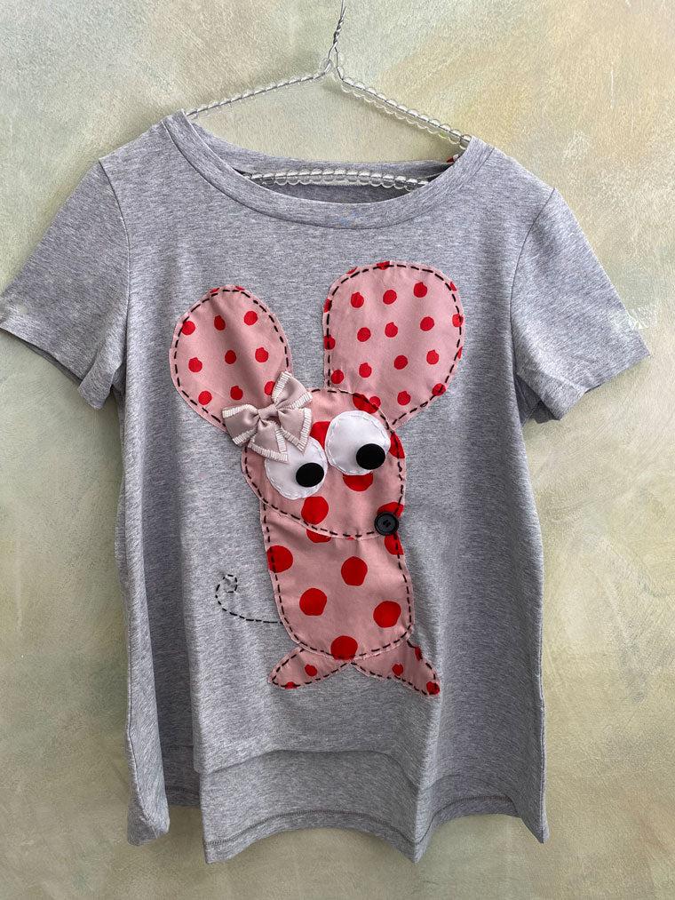 ROSÈ A POIS Topolina T-shirt Economico