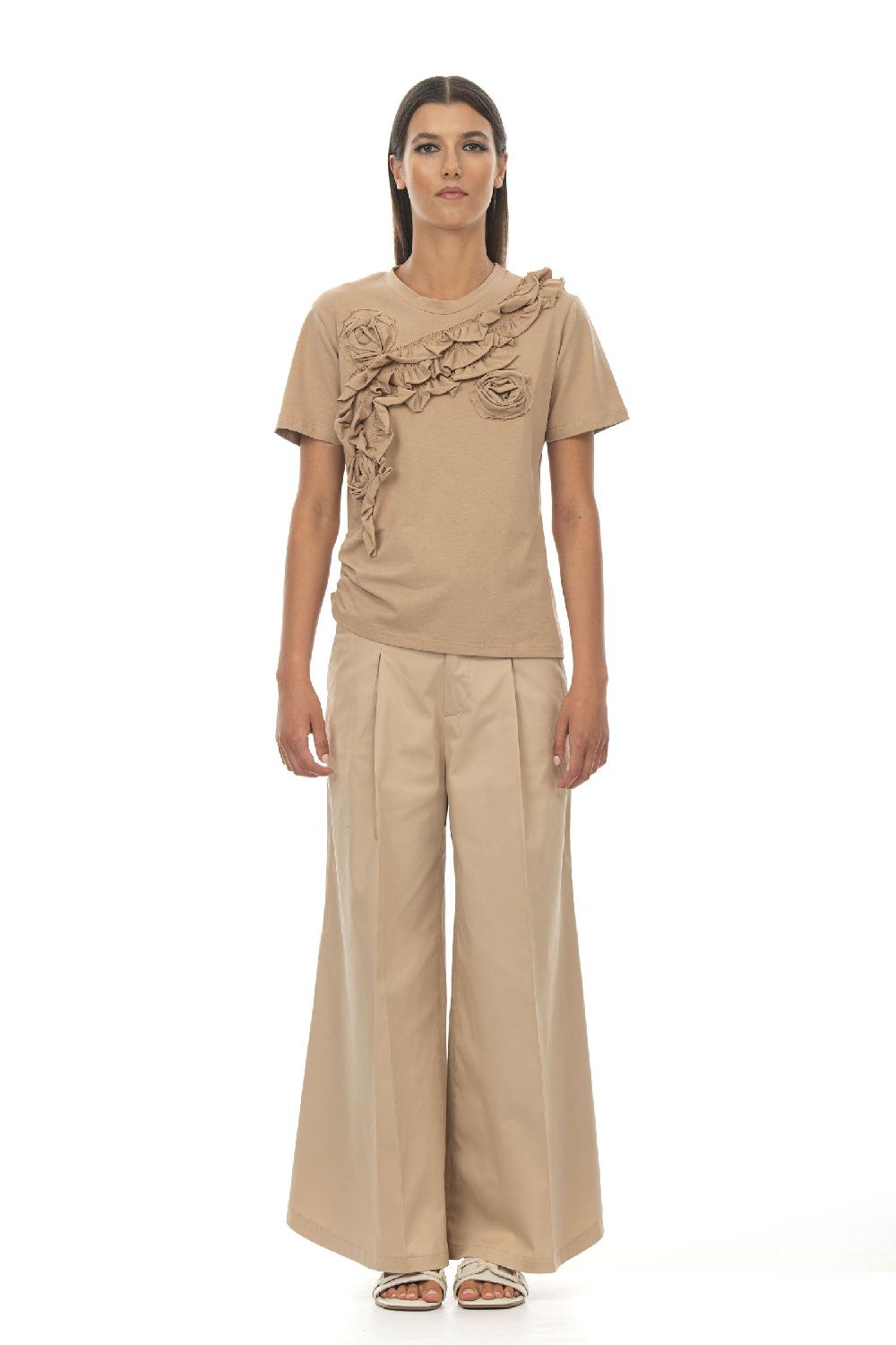 ROSÈ A POIS Jasmine T-shirt sabbia 2025