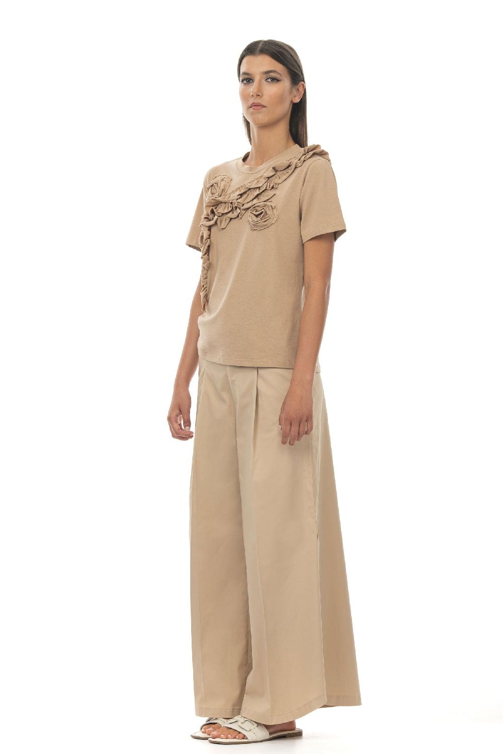 ROSÈ A POIS Jasmine T-shirt sabbia 2025
