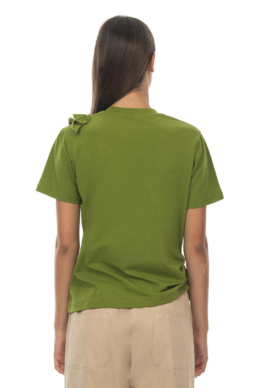 ROSÈ A POIS Jasmine T-shirt Verde Comprare a buon mercato