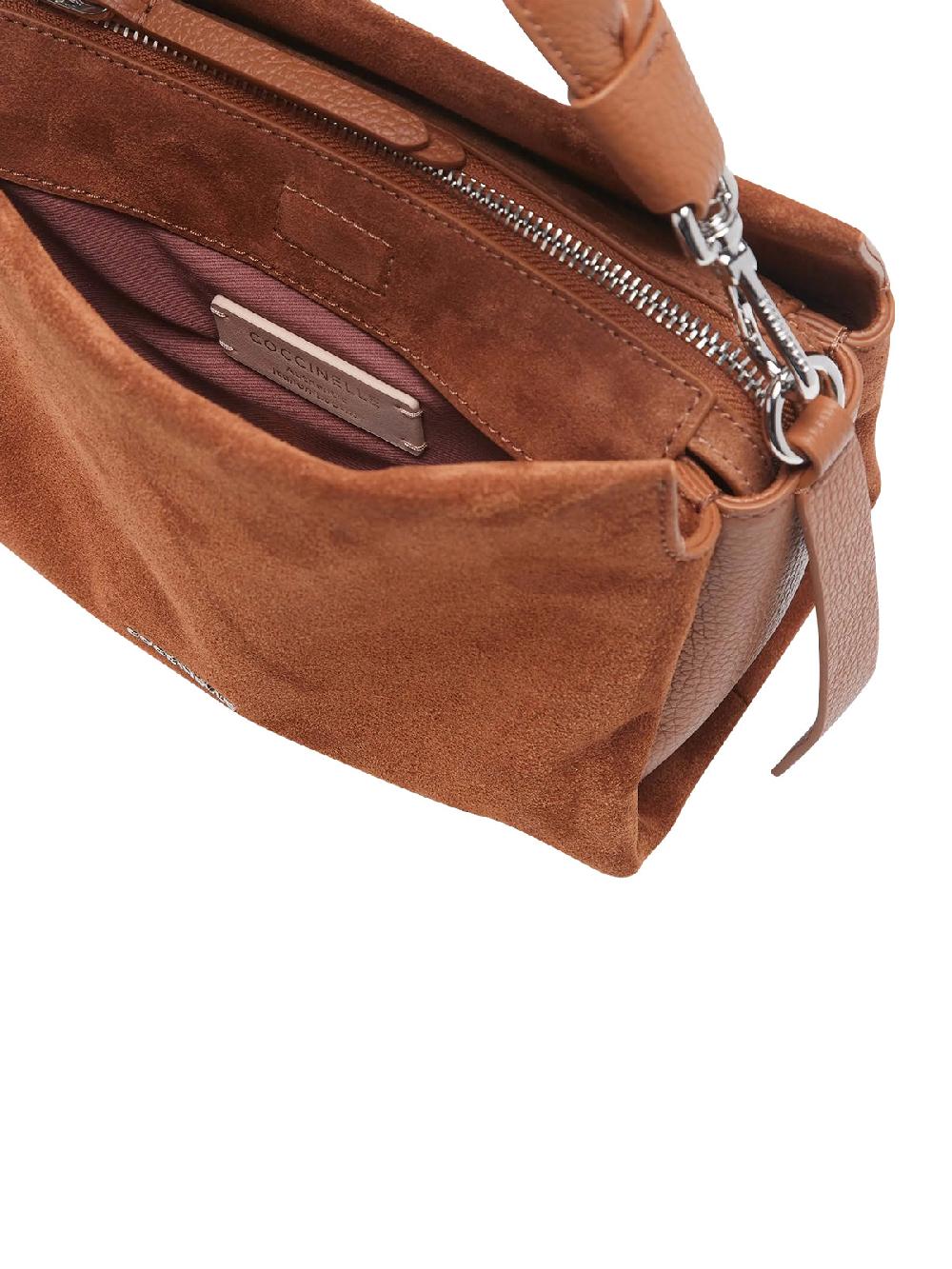 Coccinelle Borsa Coccinelle Boheme suede small - E1P6P580101 Qualità Garantita