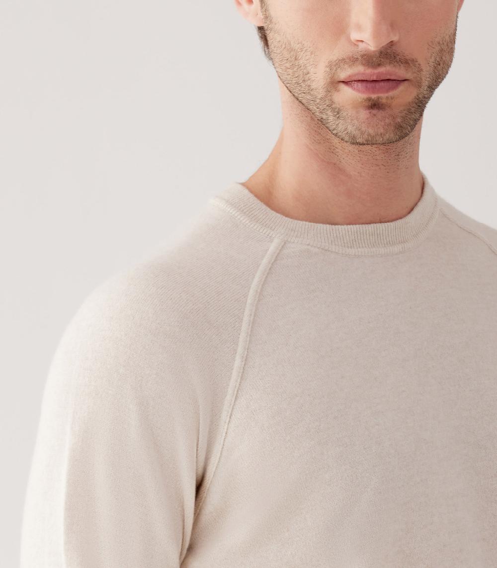 S.Moritz GIROCOLLO RAGLAN LANA CASHMERE Nuovo