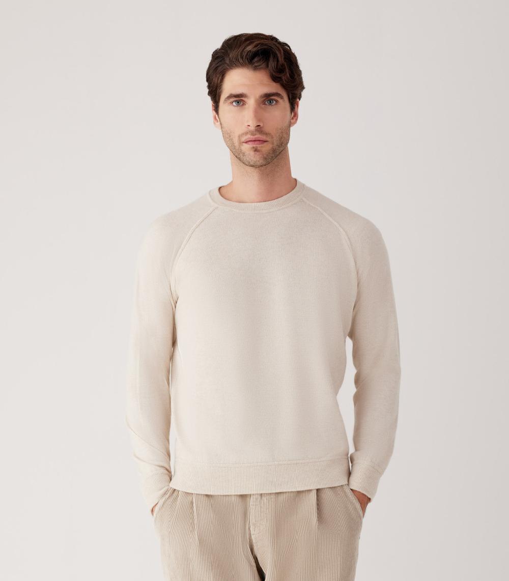 S.Moritz GIROCOLLO RAGLAN LANA CASHMERE Nuovo