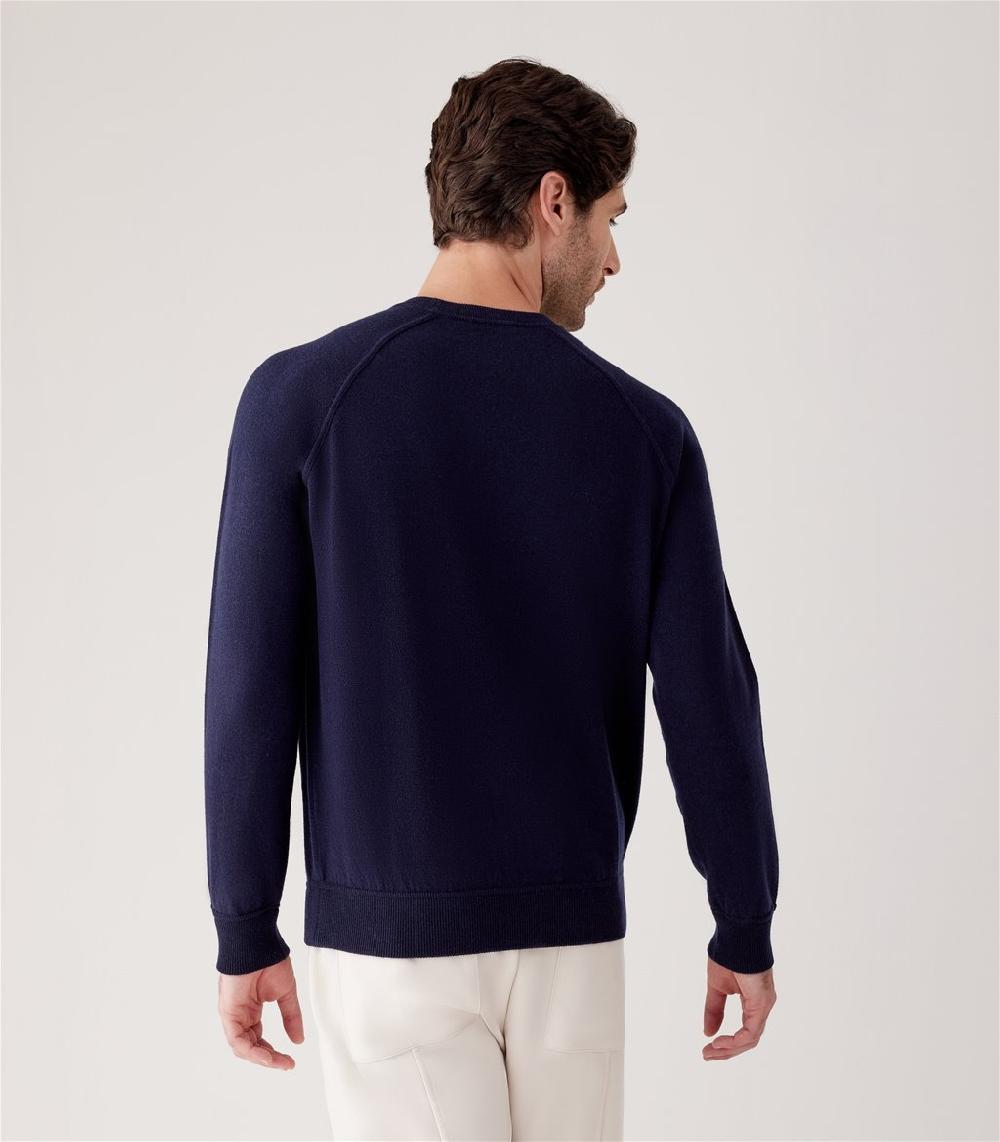 S.Moritz GIROCOLLO RAGLAN LANA CASHMERE Qualità Garantita