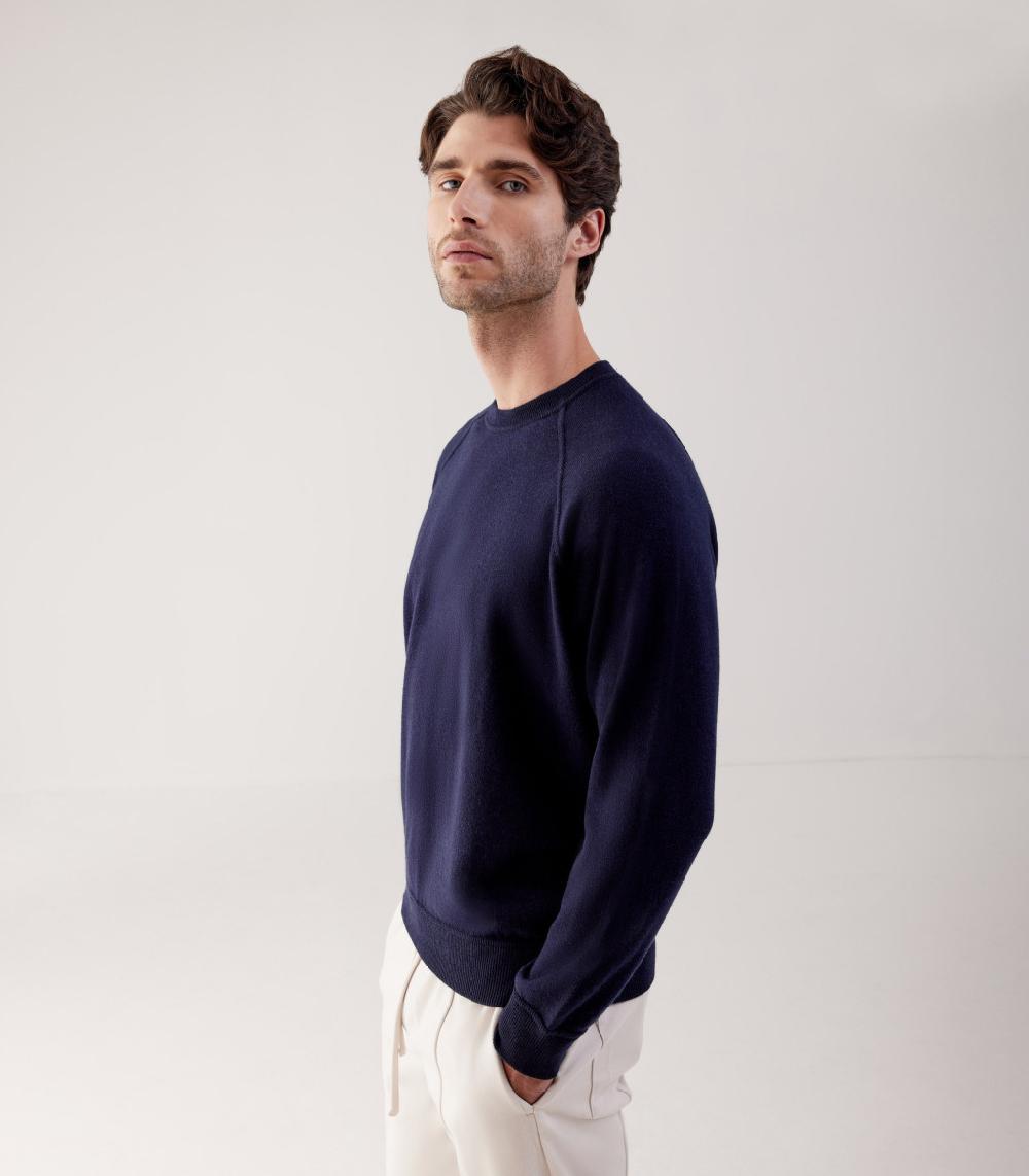 S.Moritz GIROCOLLO RAGLAN LANA CASHMERE Qualità Garantita
