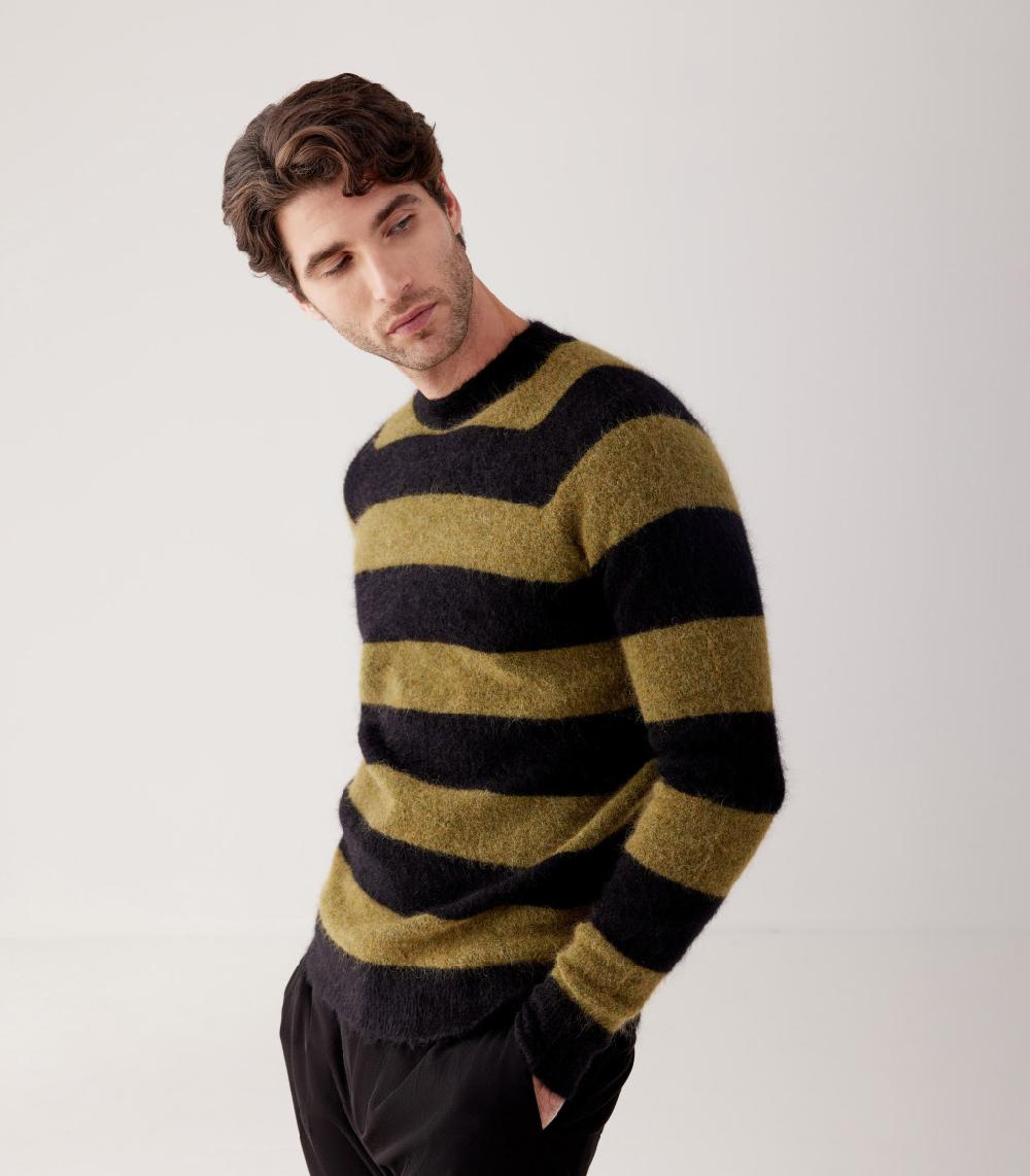 S.Moritz GIROCOLLO RIGHE MOHAIR Novità